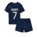 Cheap Paris Saint-Germain Kylian Mbappe #7 Home Football Kit Children 2022-23 Short Sleeve (+ pants)